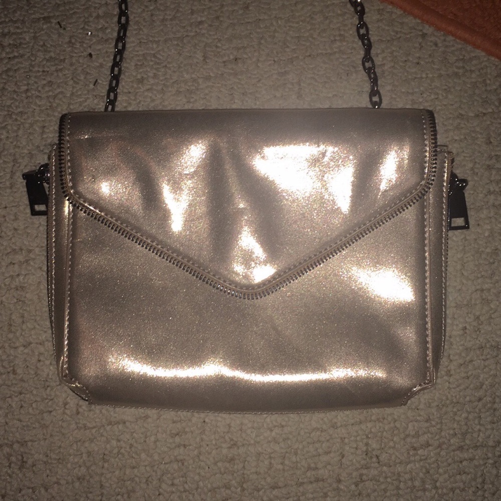 Banana Republic Rose Gold Crossbody Purse